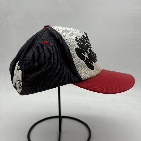Disney Parks Mickey Mouse Urban Graffiti Flat Bill Snapback Cap Hat Embroidered - Picture 2 of 9